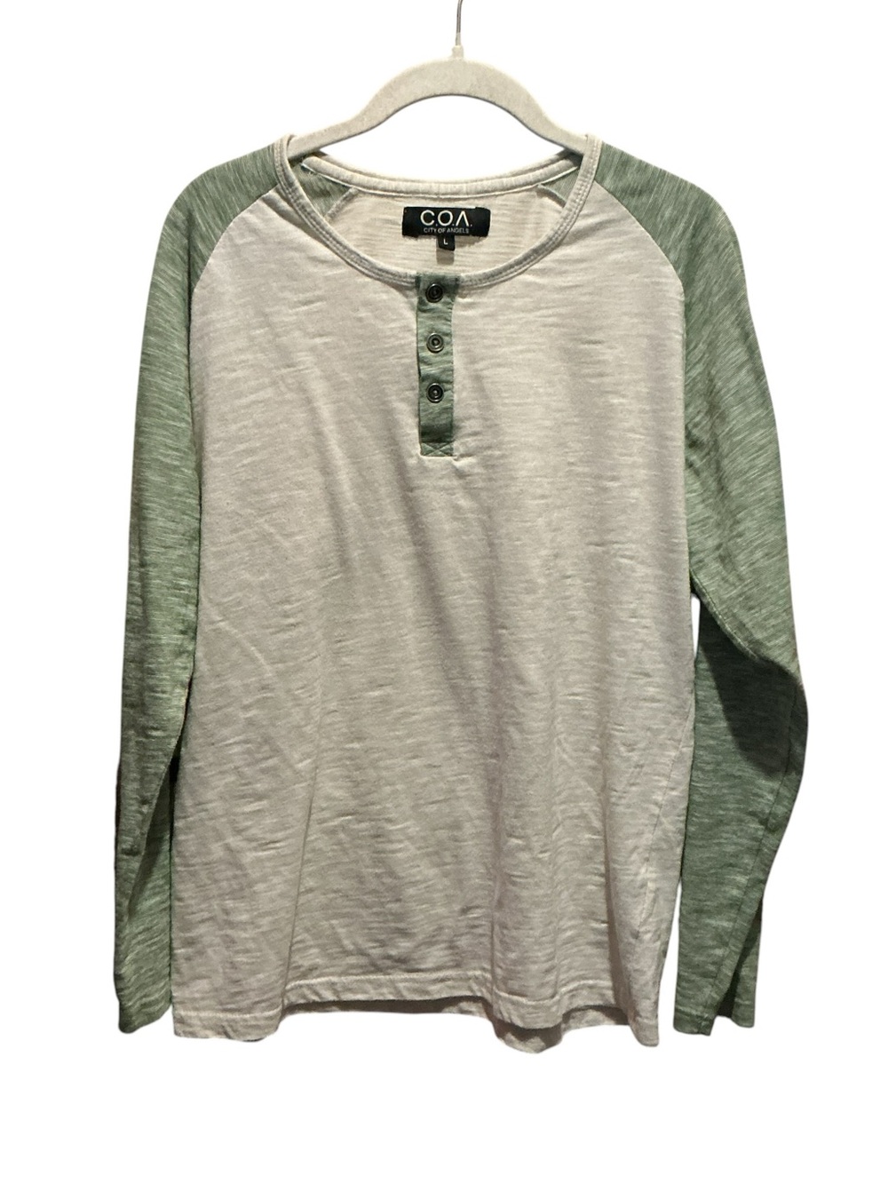 C.O.A.City of Los Angeles Unisex Henley T Shirt